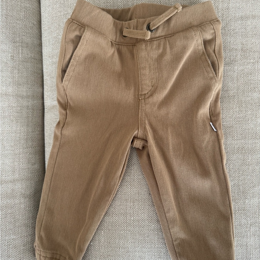 Little Sleepies Tan infant Joggers